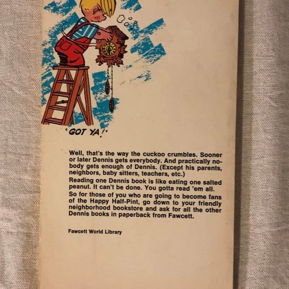 Vintage Dennis The Menace Paperback Books Set Of 3 - Picture 6 of 10